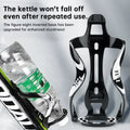N+1 8-Shaped Bike Water Bottle Cage – Locking, Anti-Shake Nylon Holder for MTB & Road Bikes