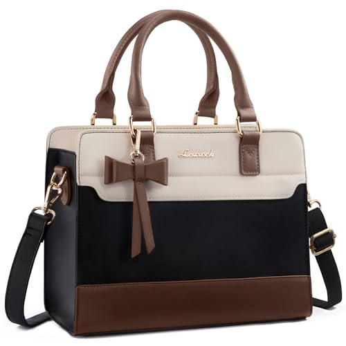 LOVEVOOK Leather Tote Satchel Crossbody Bag