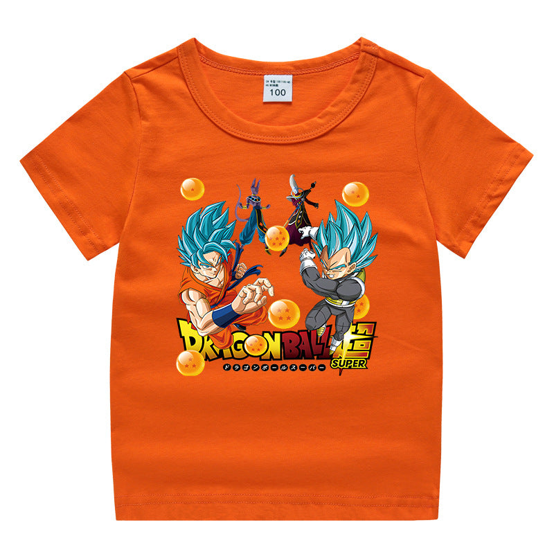 Children's summer clothing short sleeved T-shirt