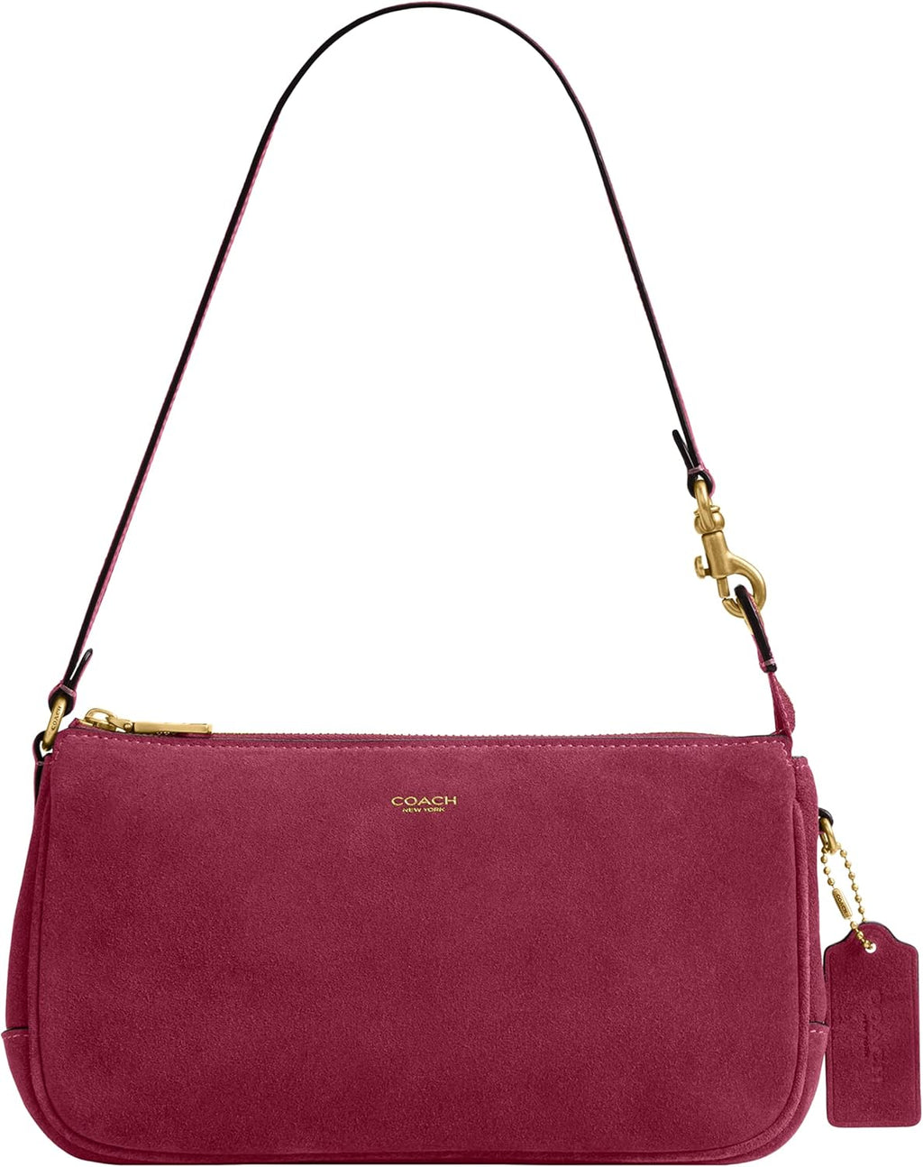 Coach Women's Natural Grain Leather Plaza Bag