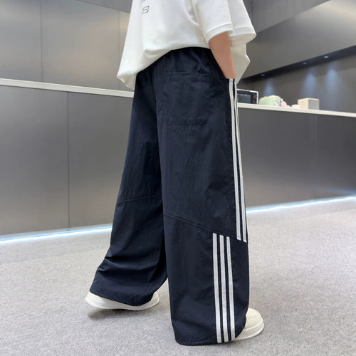 Boy's Mosquito-Proof Pants Lightweight Loose Long Casual Trousers for Kids and Teens