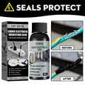 OUHOE Liquid Electrical Insulating Adhesive (Black, 30ml) Is A High-Temperature Resistant, Organic Insulating, Weather-Resistant, Waterproof, Repair And Sealing Adhesive