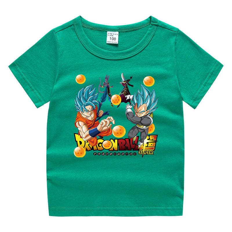 Children's summer clothing short sleeved T-shirt
