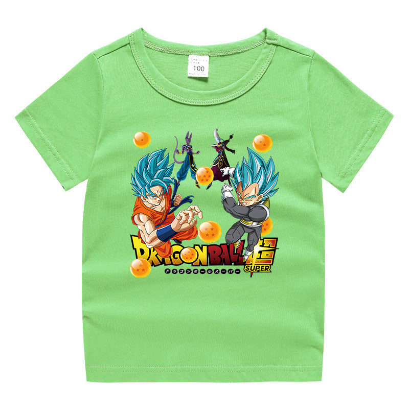 Children's summer clothing short sleeved T-shirt