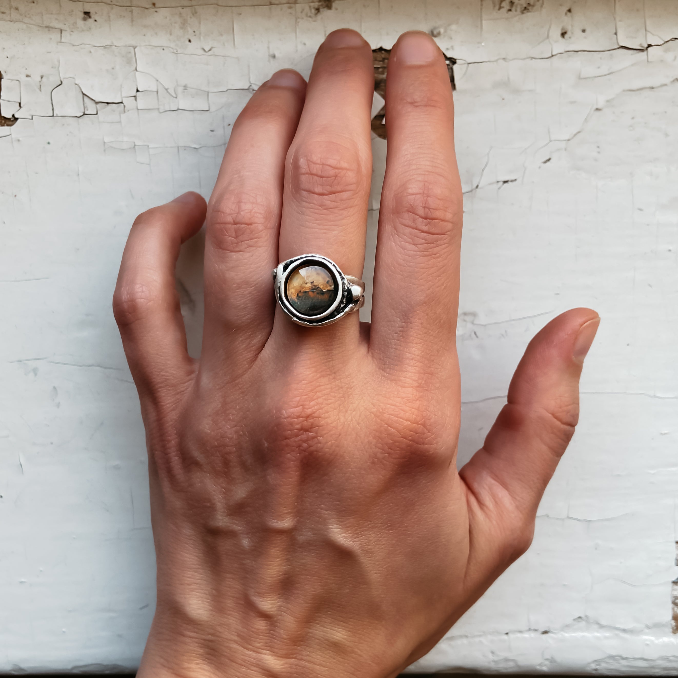Mars Jewelry Gift Set - Necklace, Earrings, and Ring